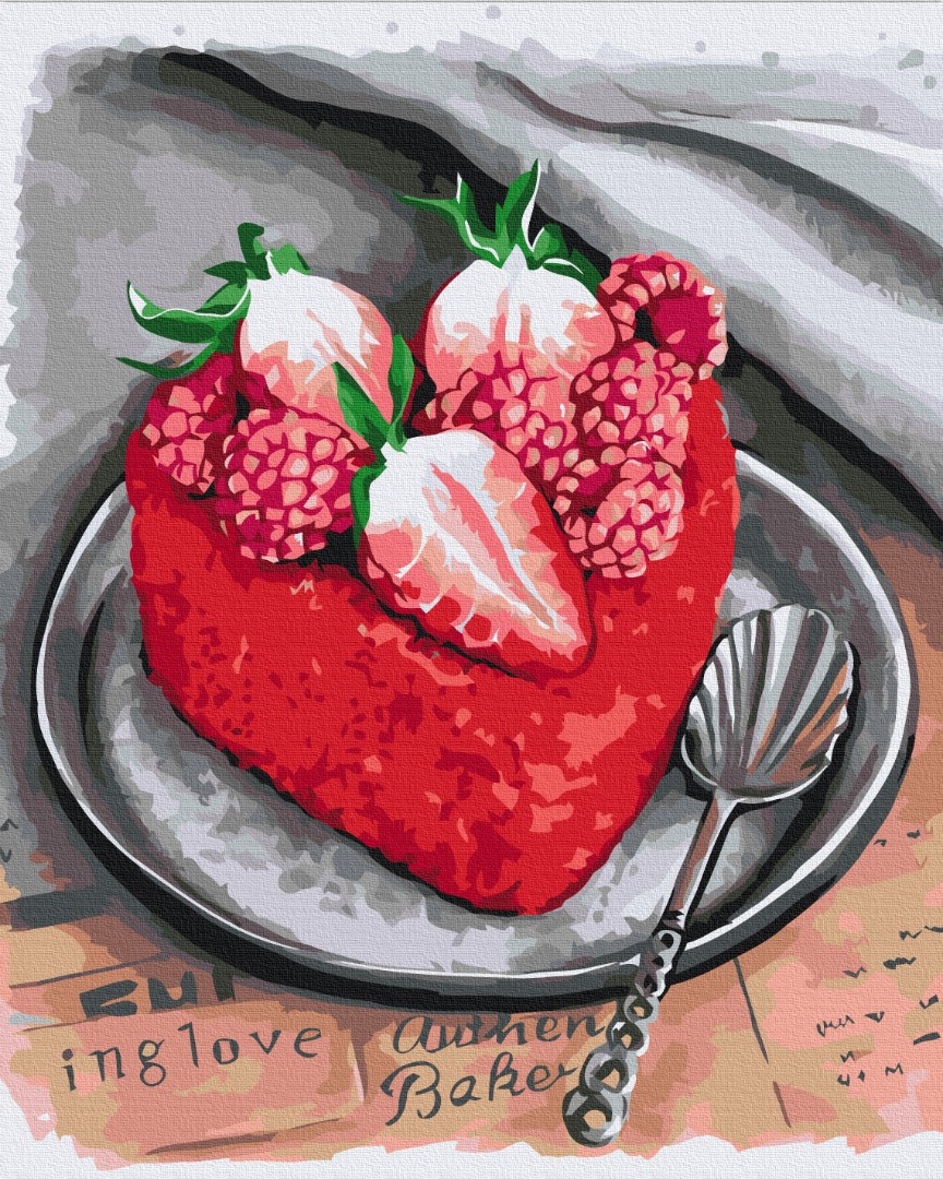 Картина за номерами "Любов на десерт © Anna Kulyk"