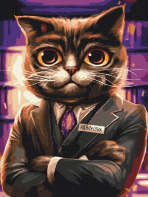 Котик адвокат ©Маріанна Пащук