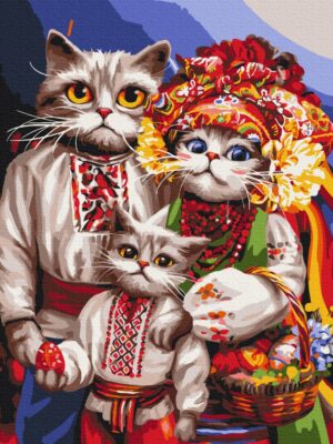Сім’я котиків-гуцулів © Маріанна Пащук