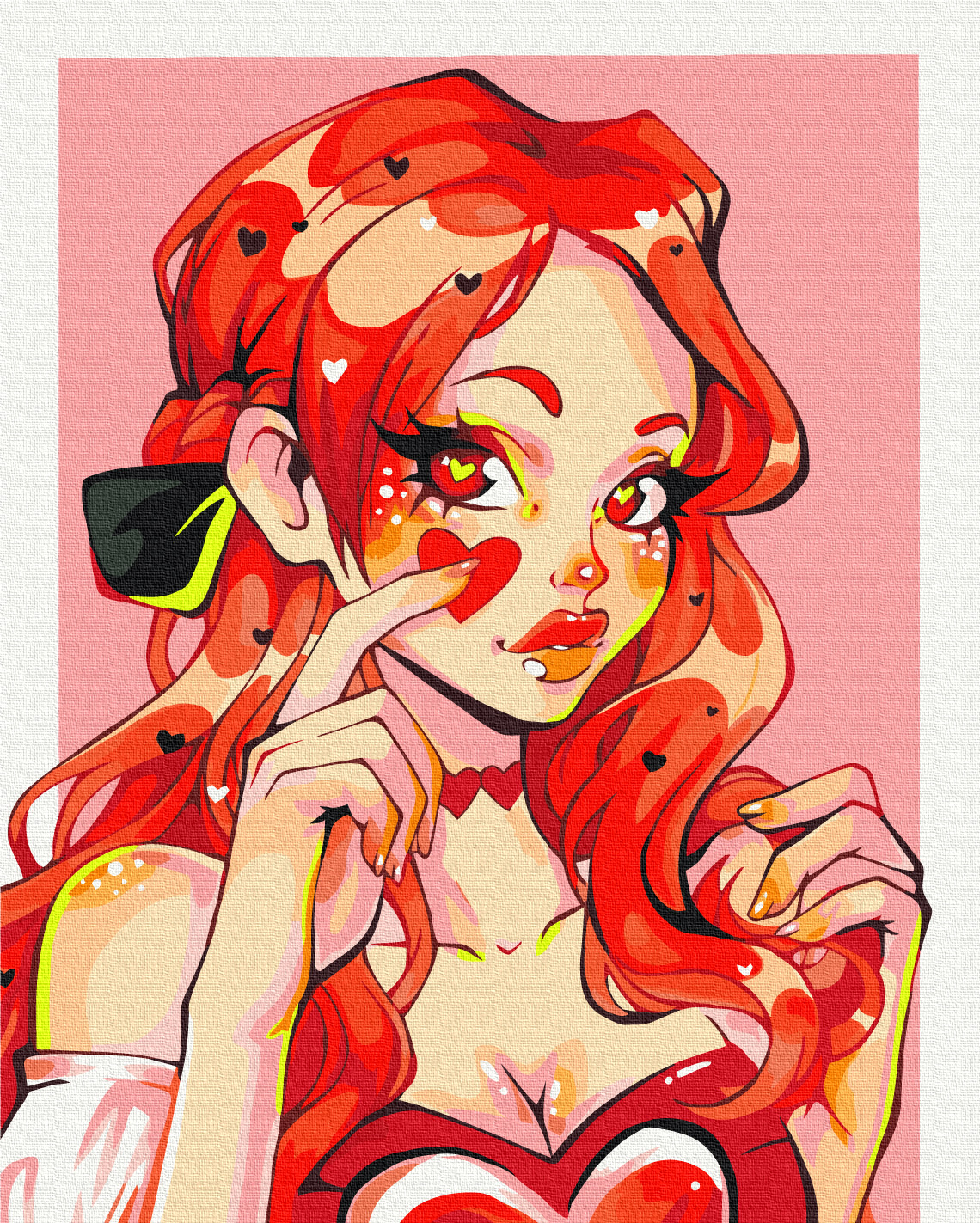 Картина за номерами "Валентинка @ nila_art_art"