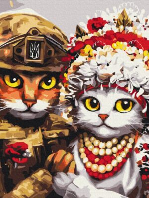 Весілля хоробрих  котиків ©Маріанна Пащук