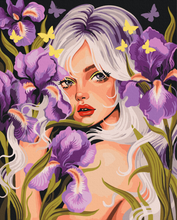 Картина за номерами "Квіткова мольфарка © Polina Skurykhina"