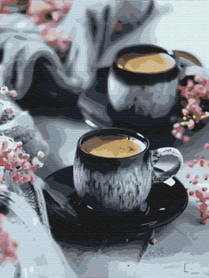 Кава в чашках