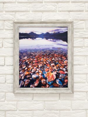 Багетна рамка (бароко в сріблі 4,5 см) 40х50